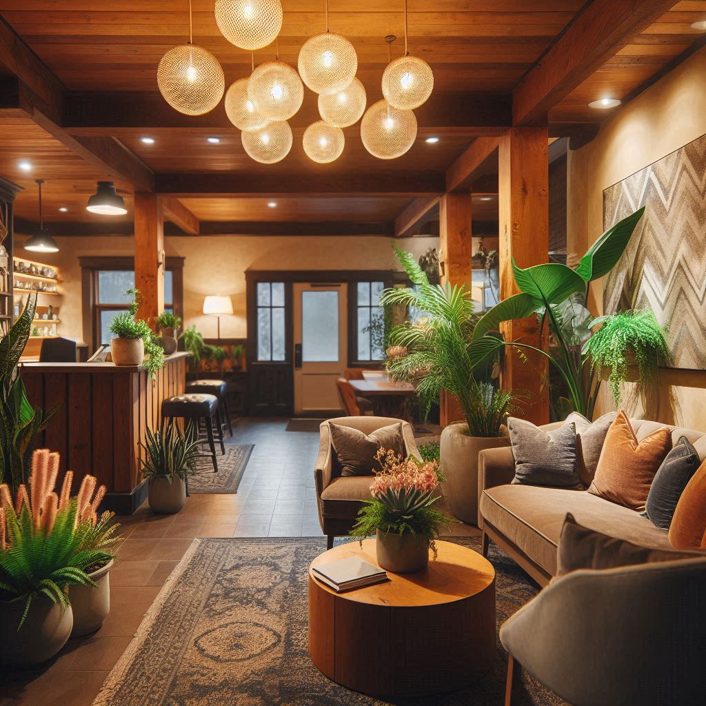 피부,체형관리 샵 배경