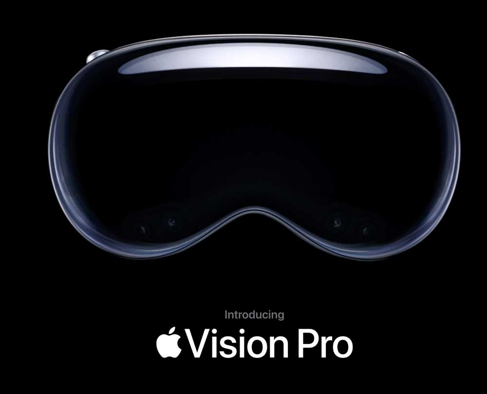 애플 헤드셋 비전프로 모습
