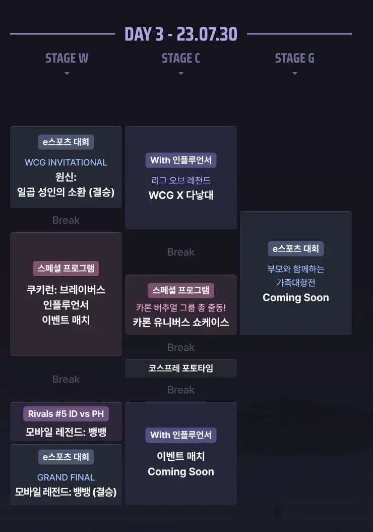 WGC-쿠키런-스테이지