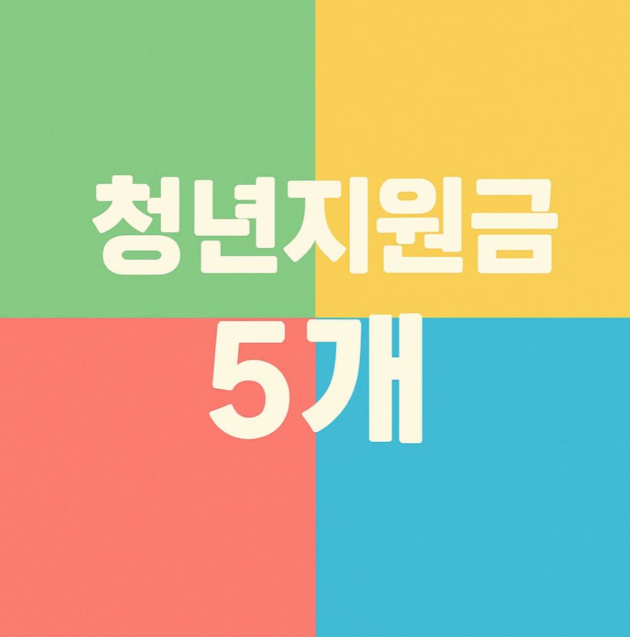 청년지원금 5가지