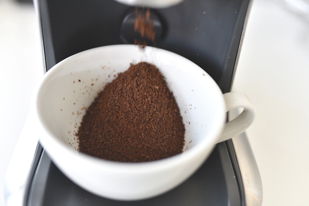 Coffee grounds.