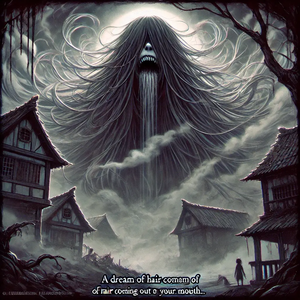 입에서 머리카락 나오는 꿈