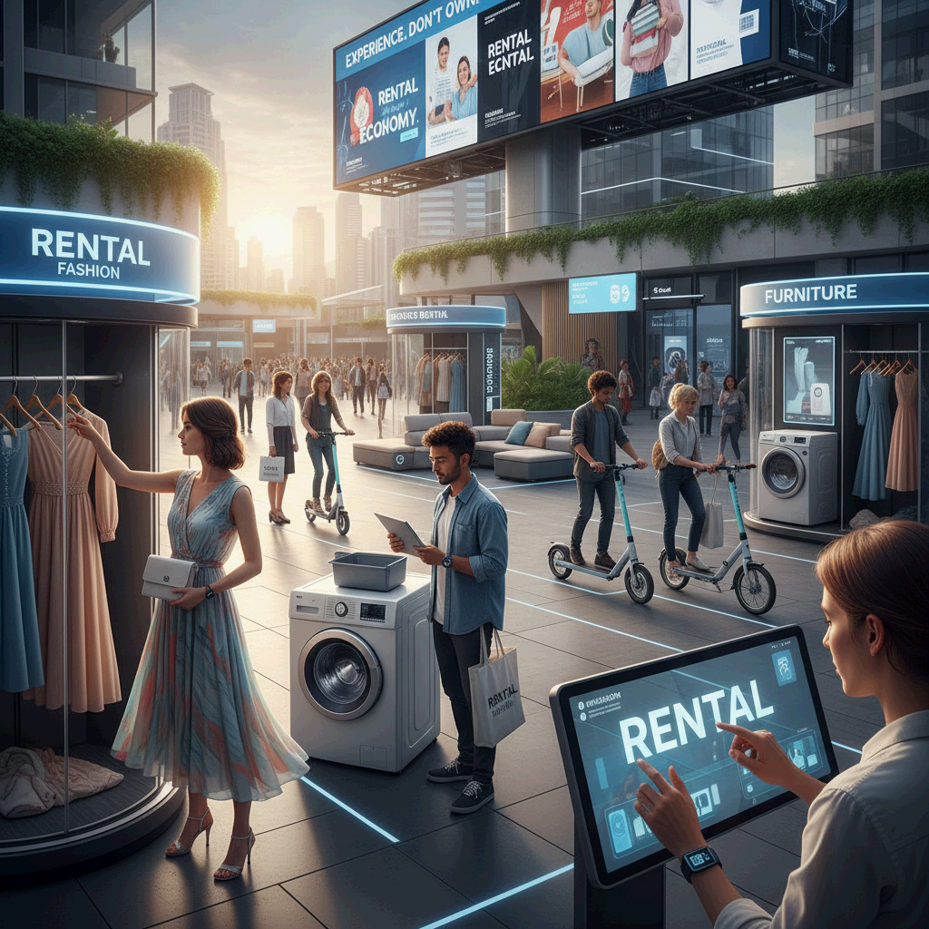 렌탈 경제 2025 - 전 세대가 경험으로 소비하는 시대