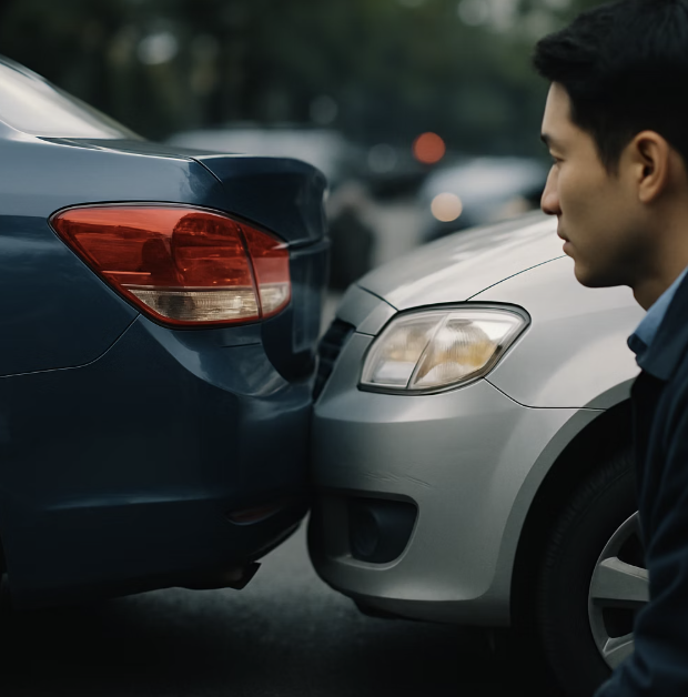 부딪히지 않았는데 왜 사고일까?