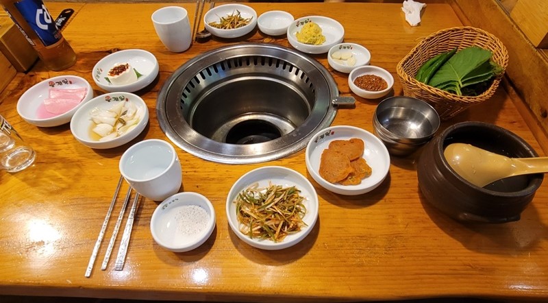 산본역 우정원 - 밑반찬