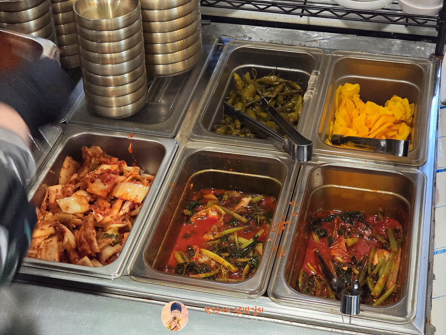 단지국수 셀프 바