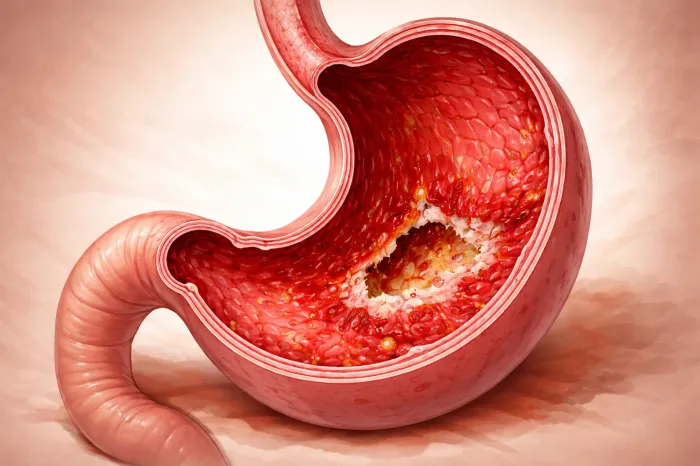 위염 증상과 위궤양 증상