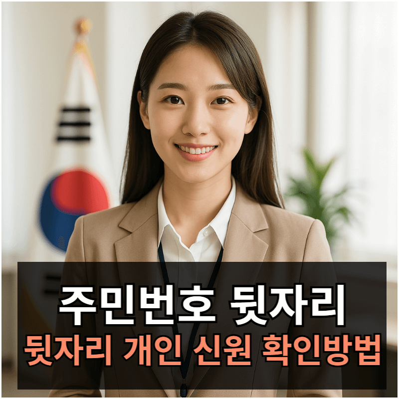 주민등록번호 뒷자리 지역번호와 개인 신원 확인방법ㅣ지역번호 체계 폐지