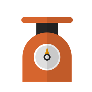 라라올라 하루 복용량 관련 저울 이미지