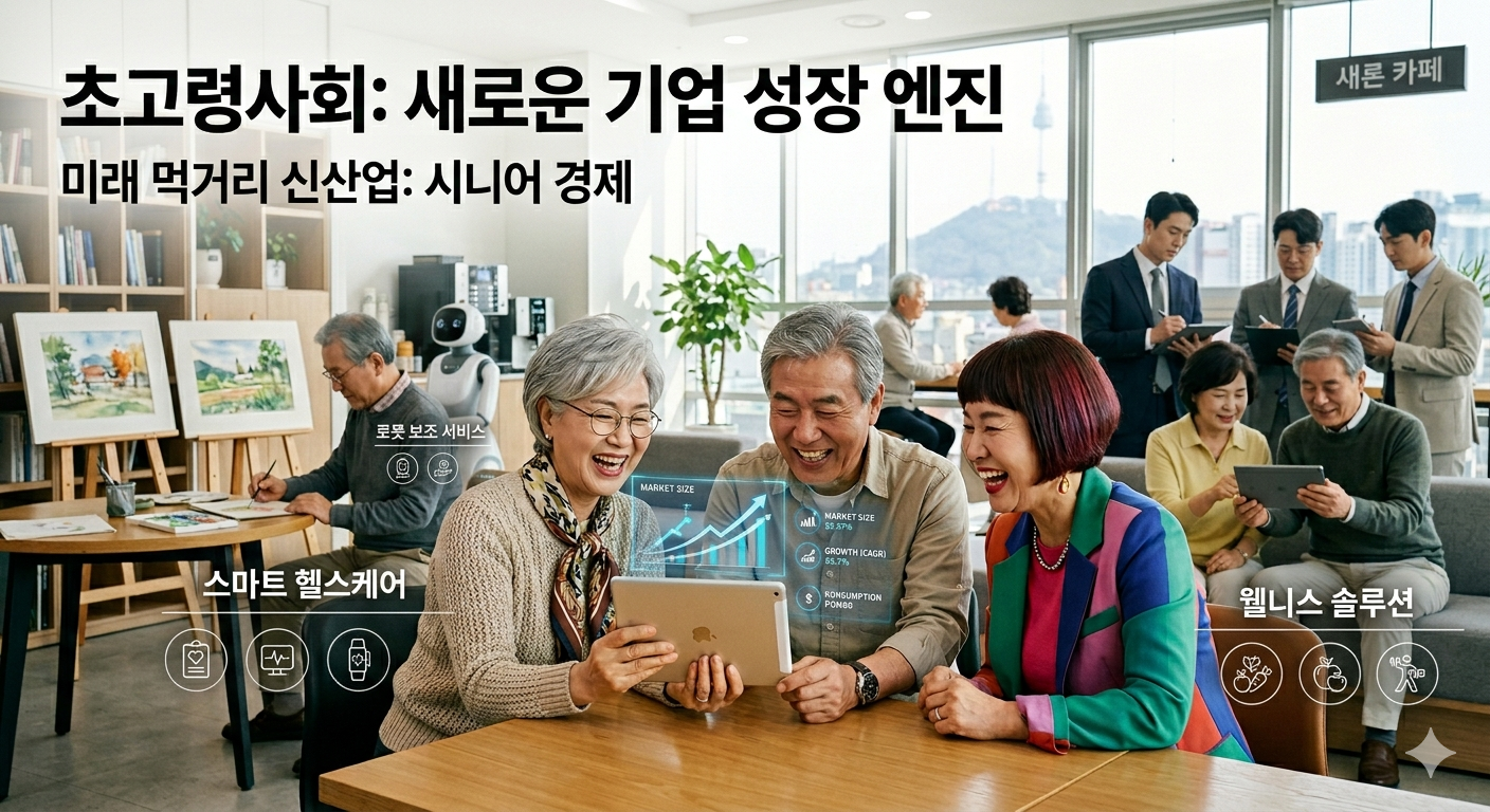 초고령사회 시대, 기업들은 왜 시니어 산업에 투자할까? 미래 먹거리로 떠오른 신산업 총정리