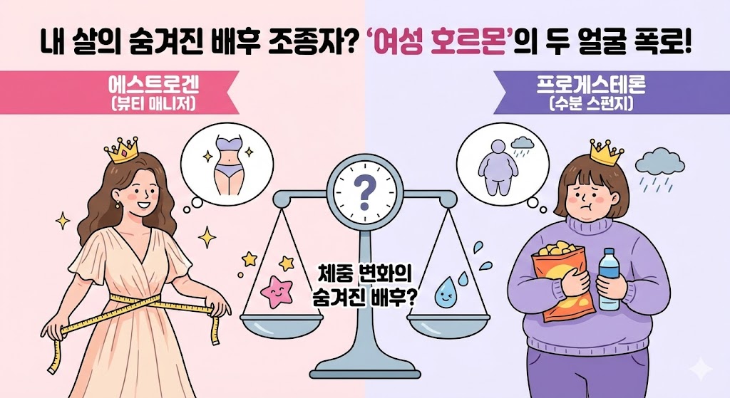 체중 변화가 반복된다면 의심해야 할 것 여성 호르몬과 체중의 관계 6가지 기준