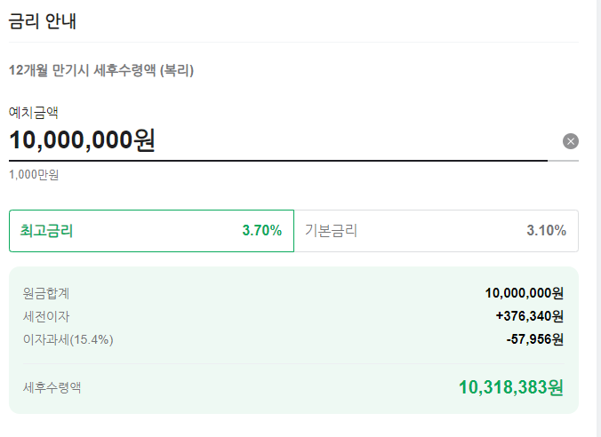 우체국 정기예금, 전액 예금자 보호