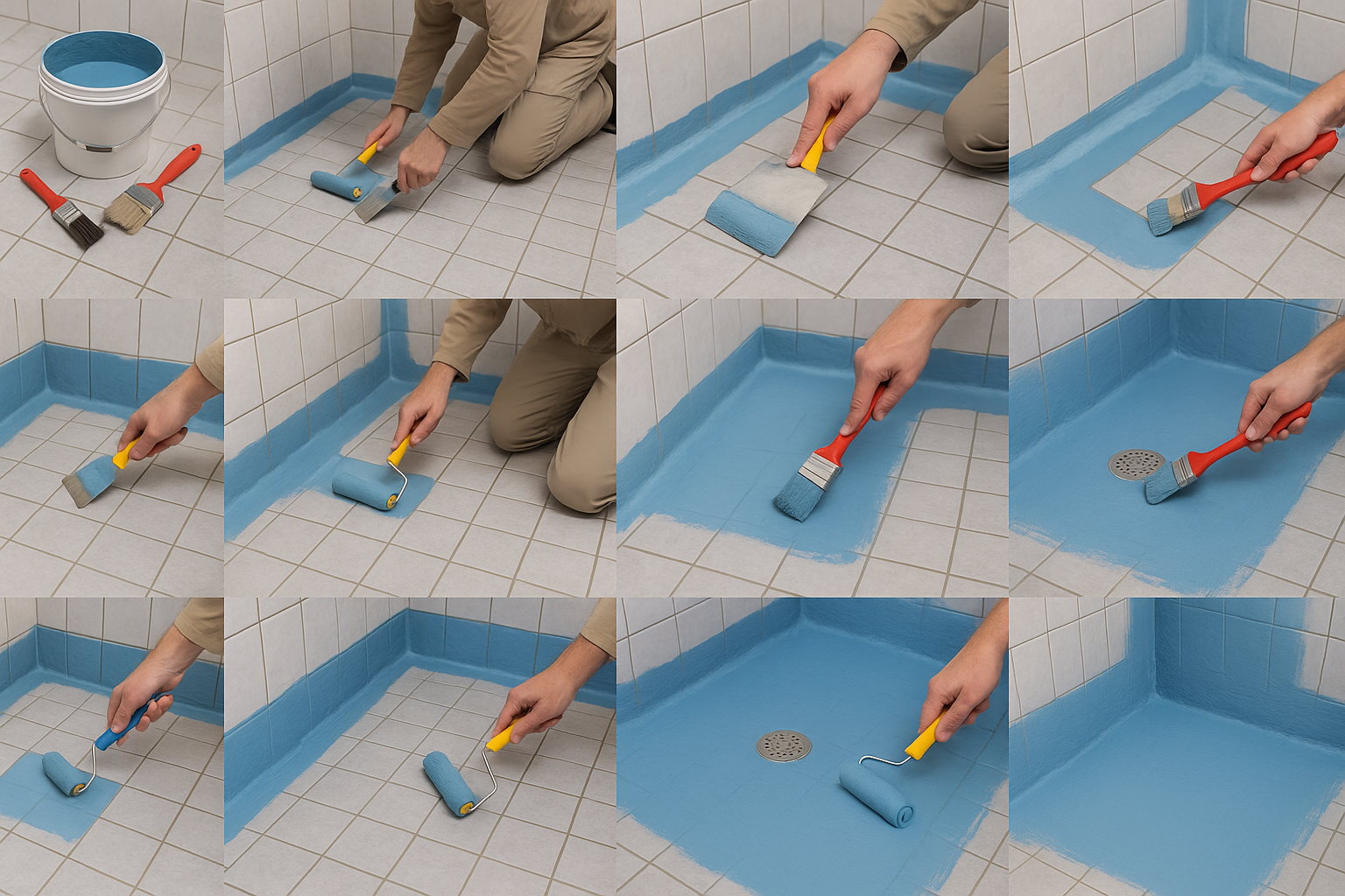 욕실 방수 작업