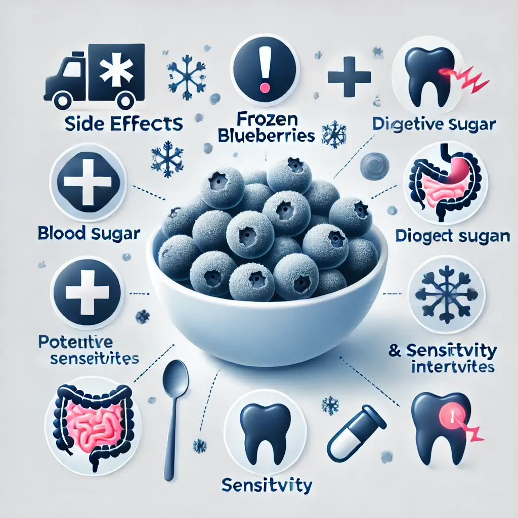 냉동 블루베리의 부작용
