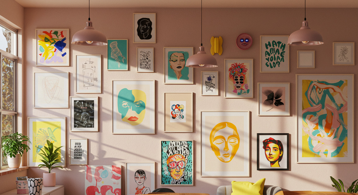 아트월 인테리어, 거실 분위기를 바꾸는 결정적 포인트