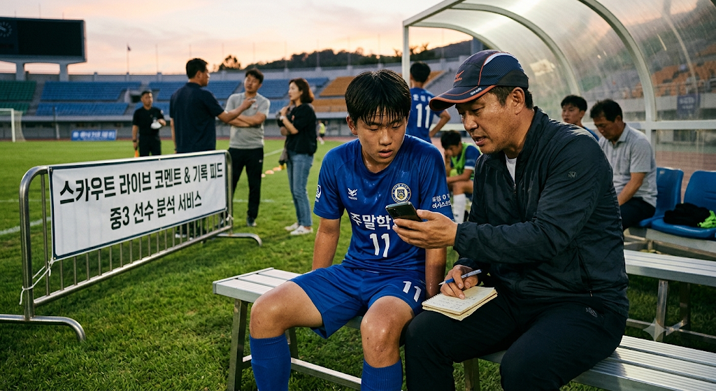 중3 주말리그 스카우트 (공격포인트, 스탯 순도, 피드백)