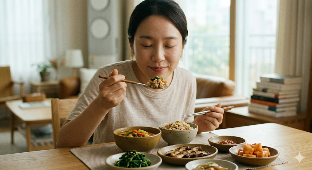 음식의 맛을 온전히 느끼는 시간, 마인드풀 이팅