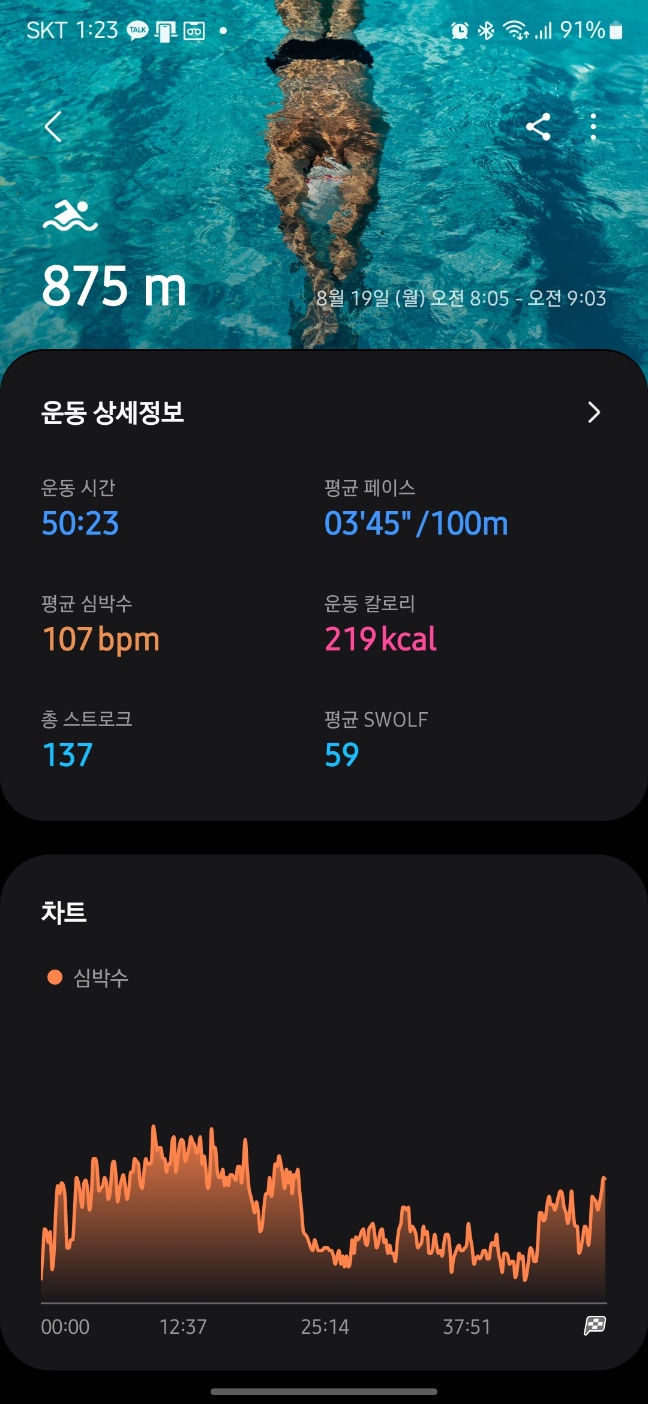 한량시대, 지적한량, 수영