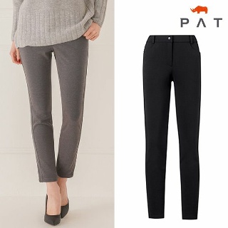 PAT 여성 다이아 스티치 기모 스키니핏 팬츠 1E81607