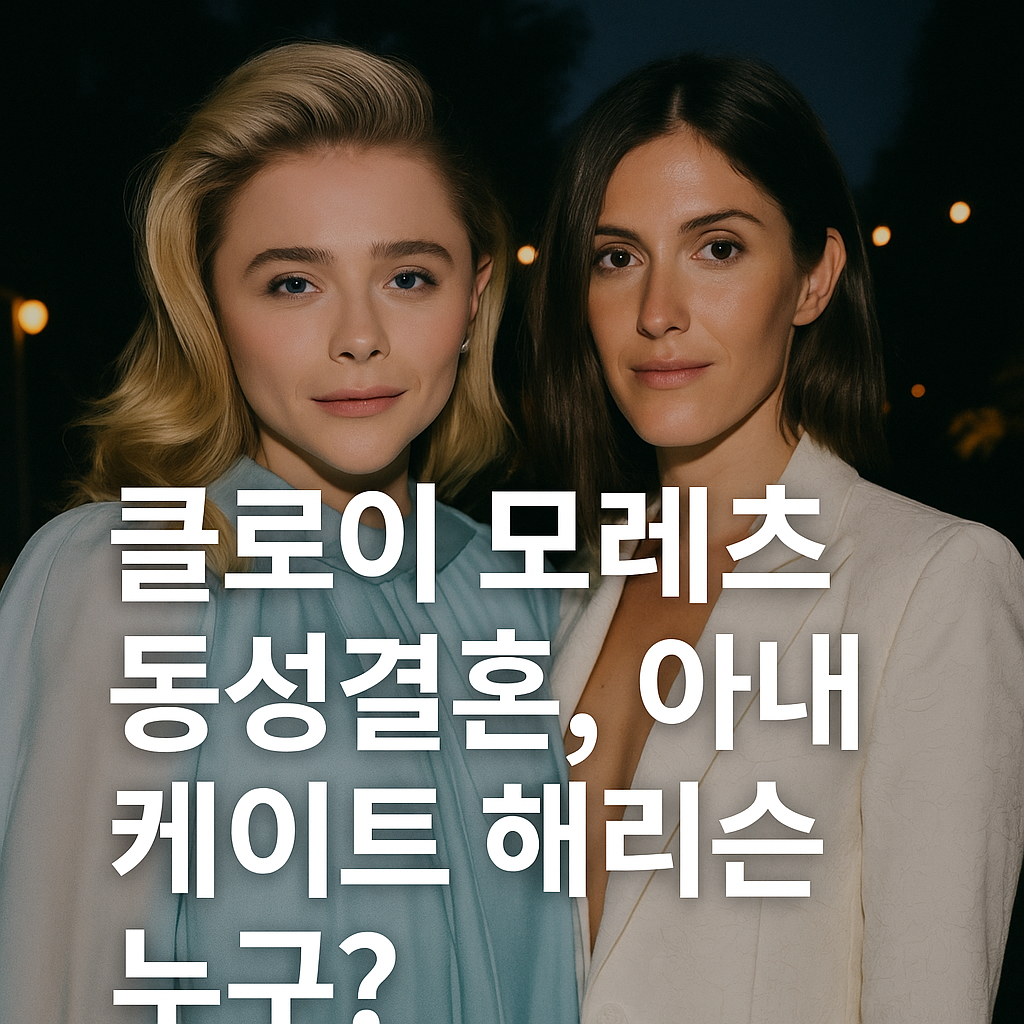 클로이 모레츠 동성결혼 발표