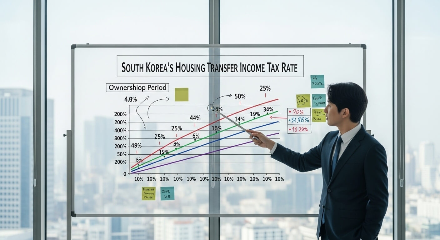 주택 양도소득세율 세율표