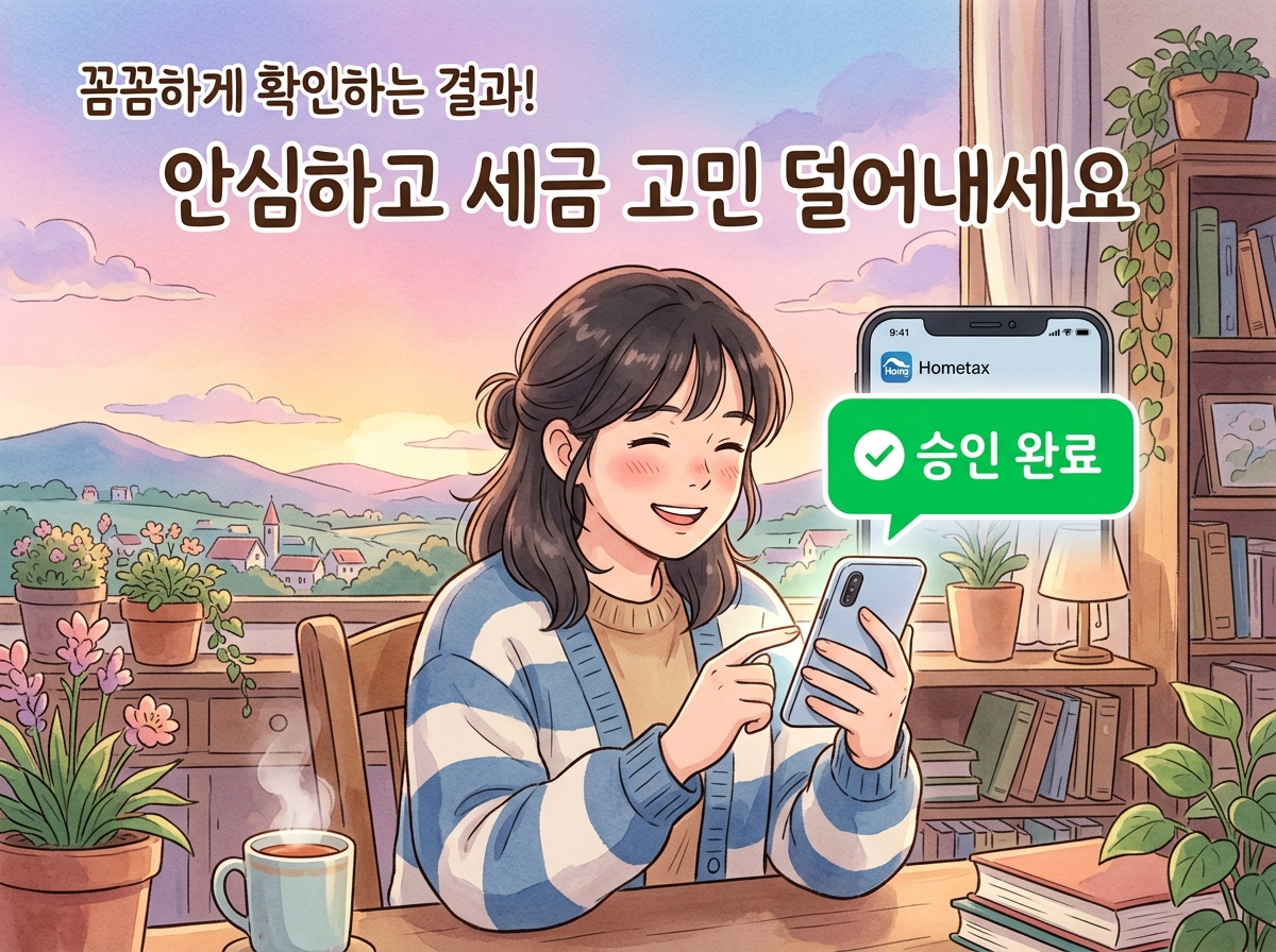 종소세 연장 승인 완료 문자 확인 방법 및 주의사항