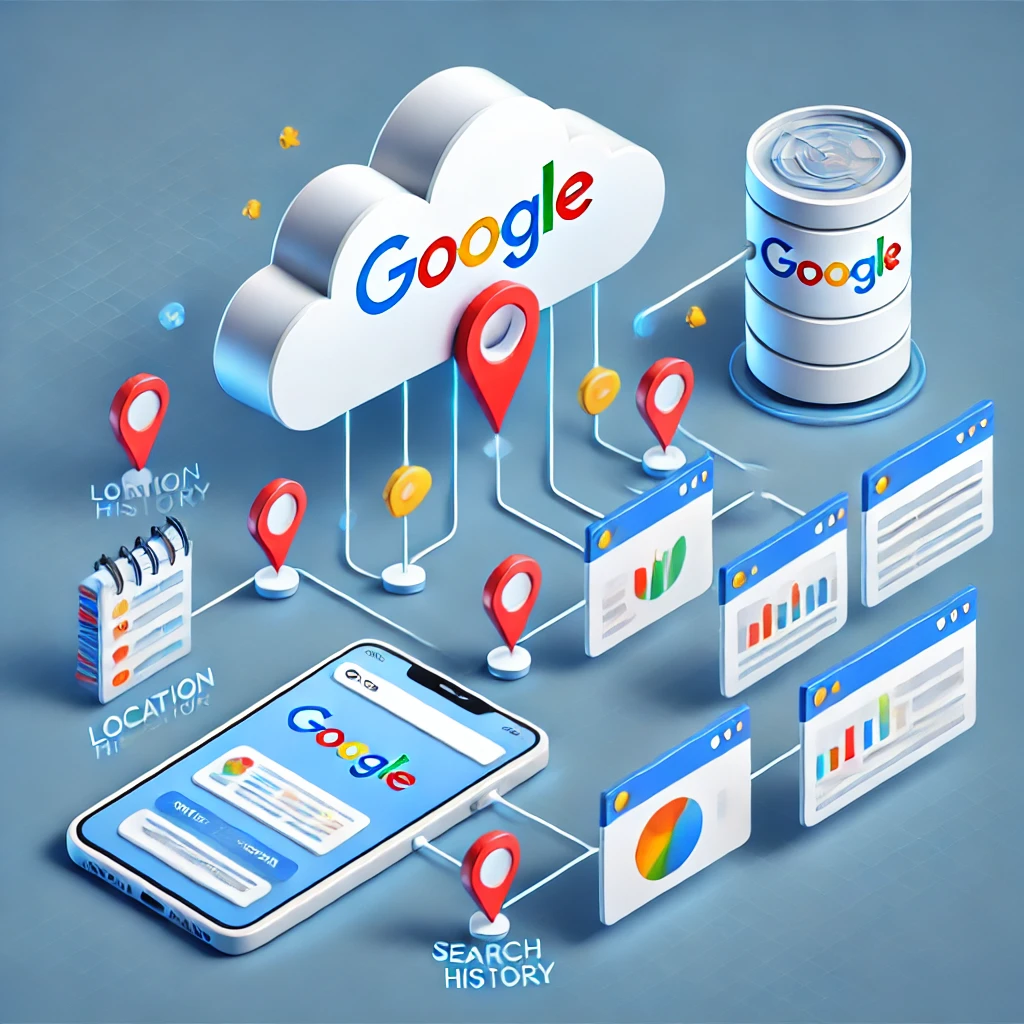 구글의 사용자 데이터 수집 방식과 맞춤형 광고 제공 과정