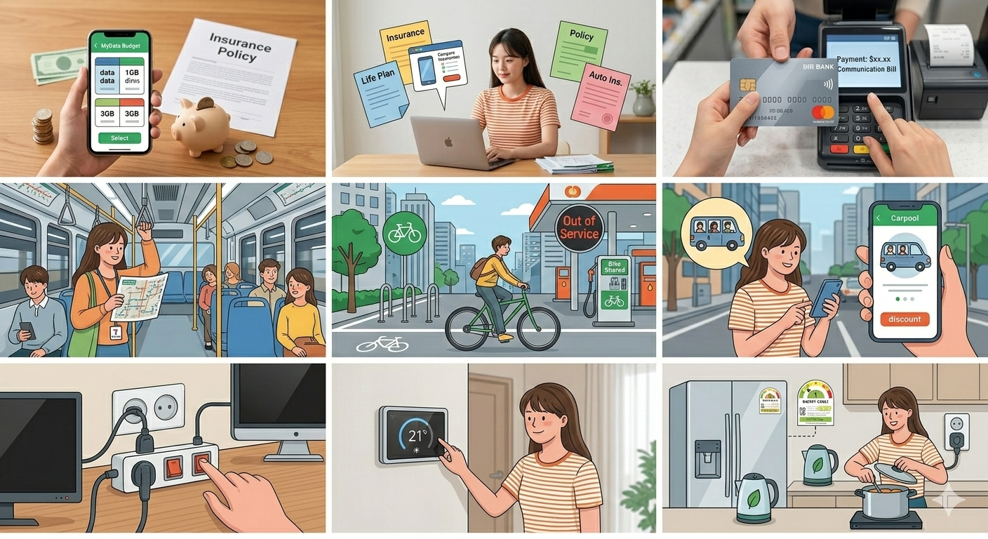 생활비 다이어트 방법 총정리 – 월 50만원 절약하는 소비 습관