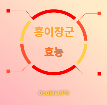 홍이장군 효능