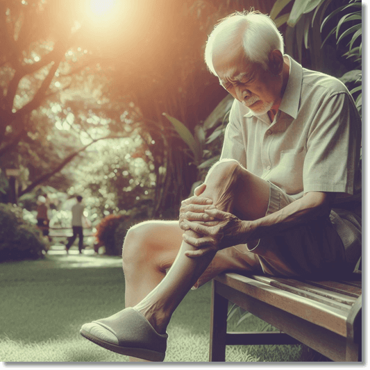 비타민b 결핍으로 뼈가 약화된 노인