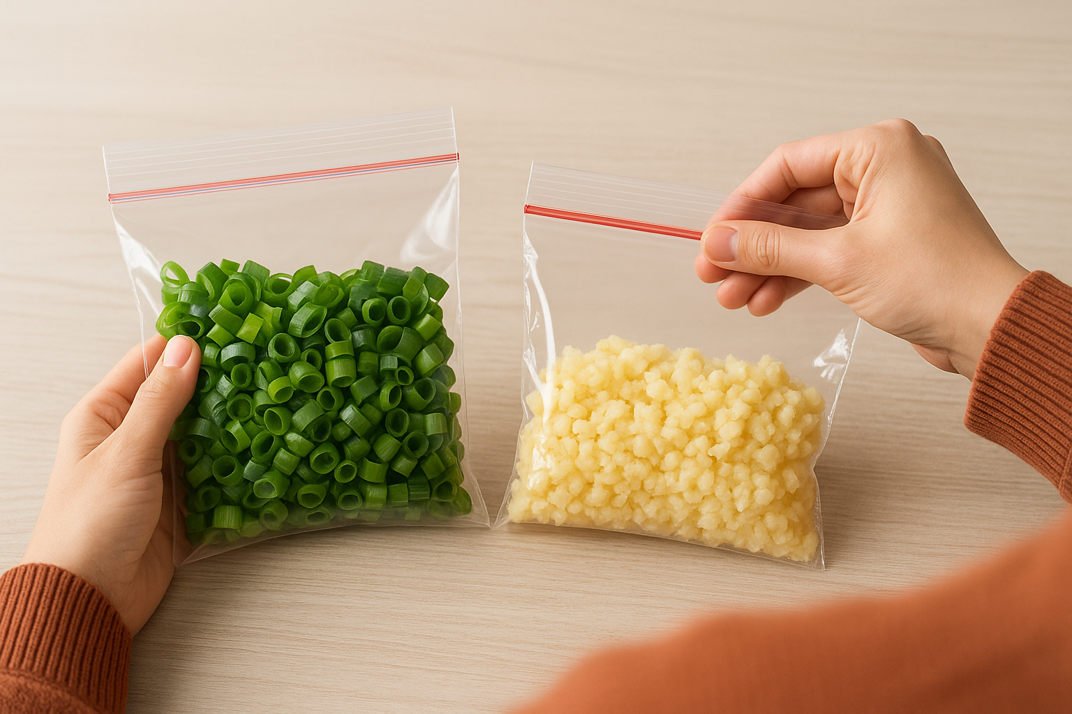 파&middot;마늘 오래 보관하는 냉동 요령 🧄🌱 1인 가구&middot;육아 가정 필수 꿀팁