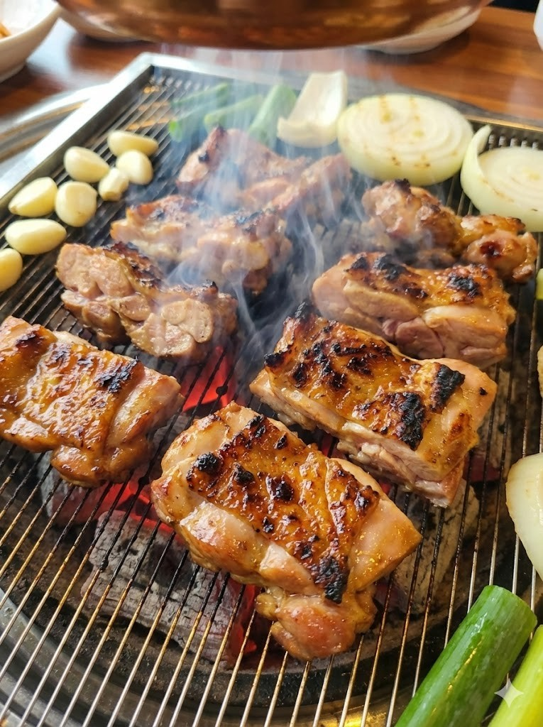 오산 일품군계 숯불닭갈비 무한리필