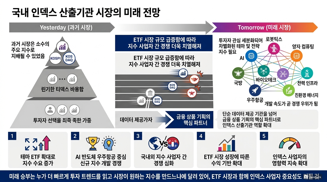 국내 지수 사업자 시장의 향후 전망