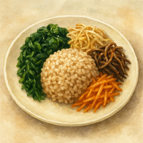 영양궁합-현미밥-나물