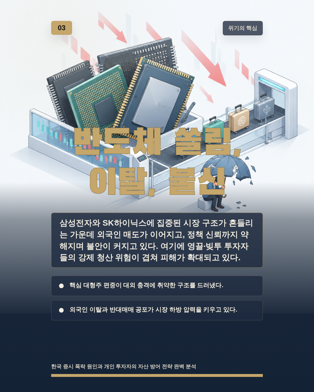반도체 쏠림, 이탈, 불신