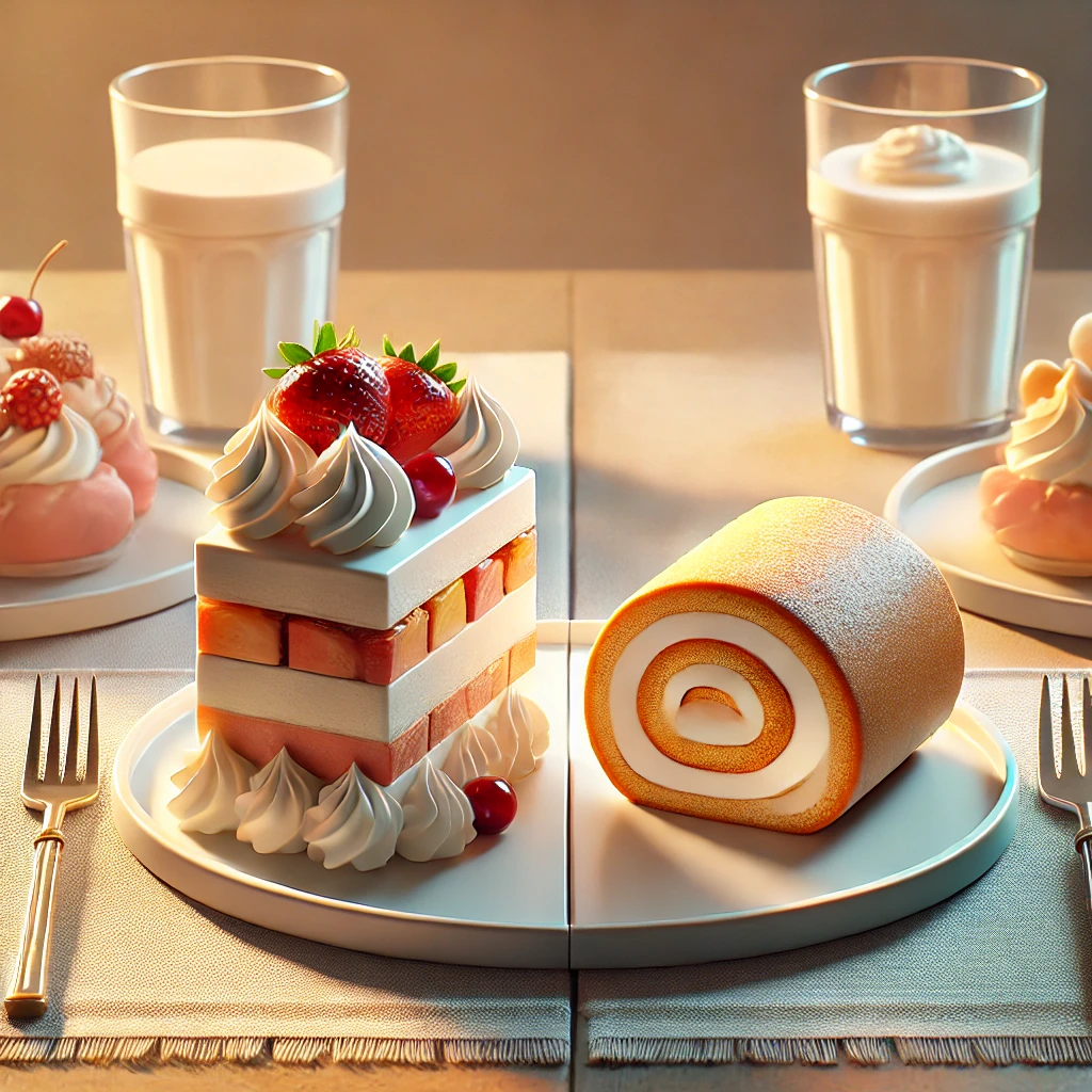 3. 어떤 상황에서 생크림 케이크와 롤케이크를 선택해야 할까?