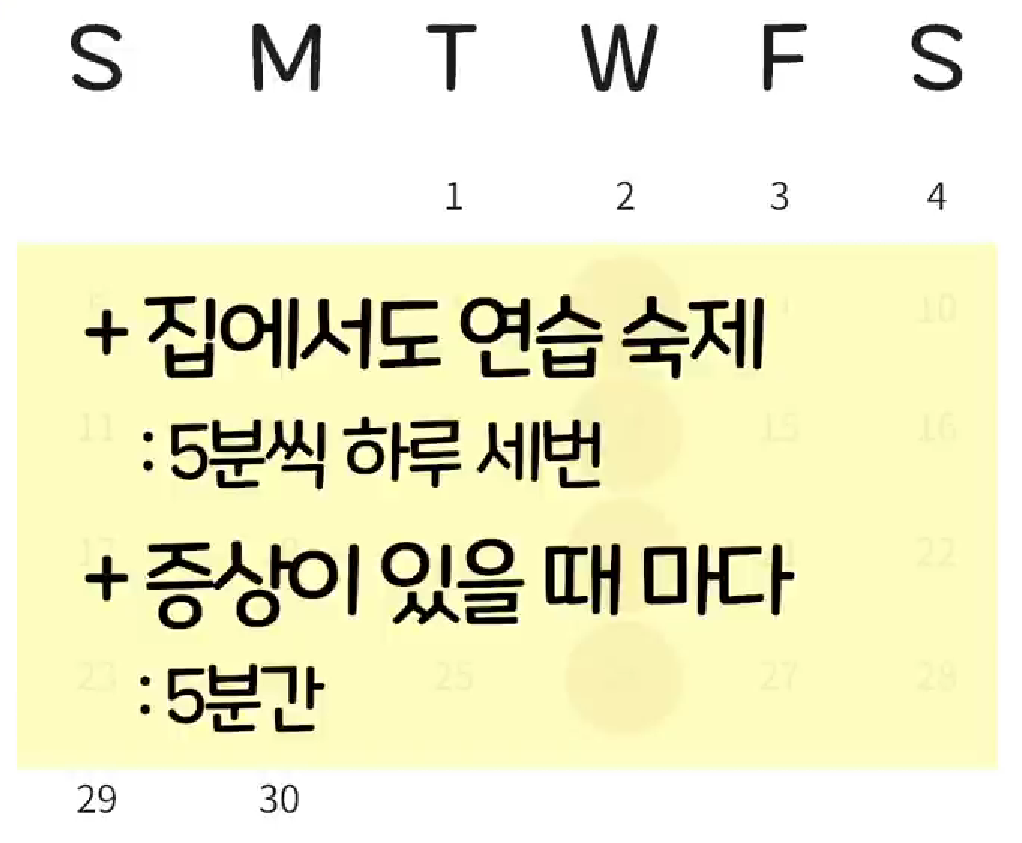 역류성식도염 환자를 치료한 싱가포르 국립대학의 연구시 사용한 호흡법 규칙