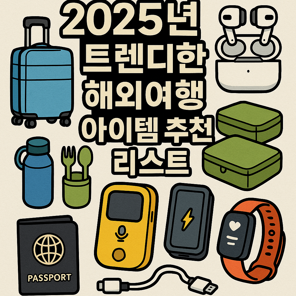 트렌디한 해외여행 아이템 추천 리스트 관련사진