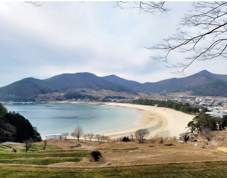 상주은모래비치 전망대에서