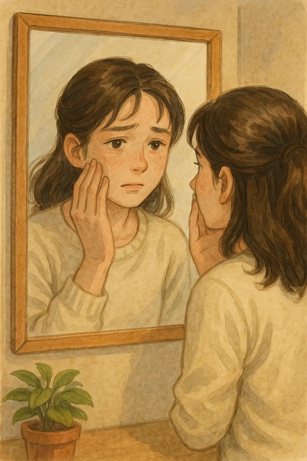 사용자 시나리오: 가을 아침, 거울 앞에서 멈춰 선 혜진 씨