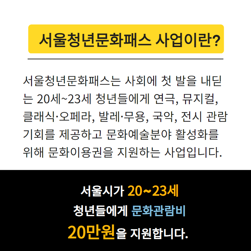 청년문화패스란