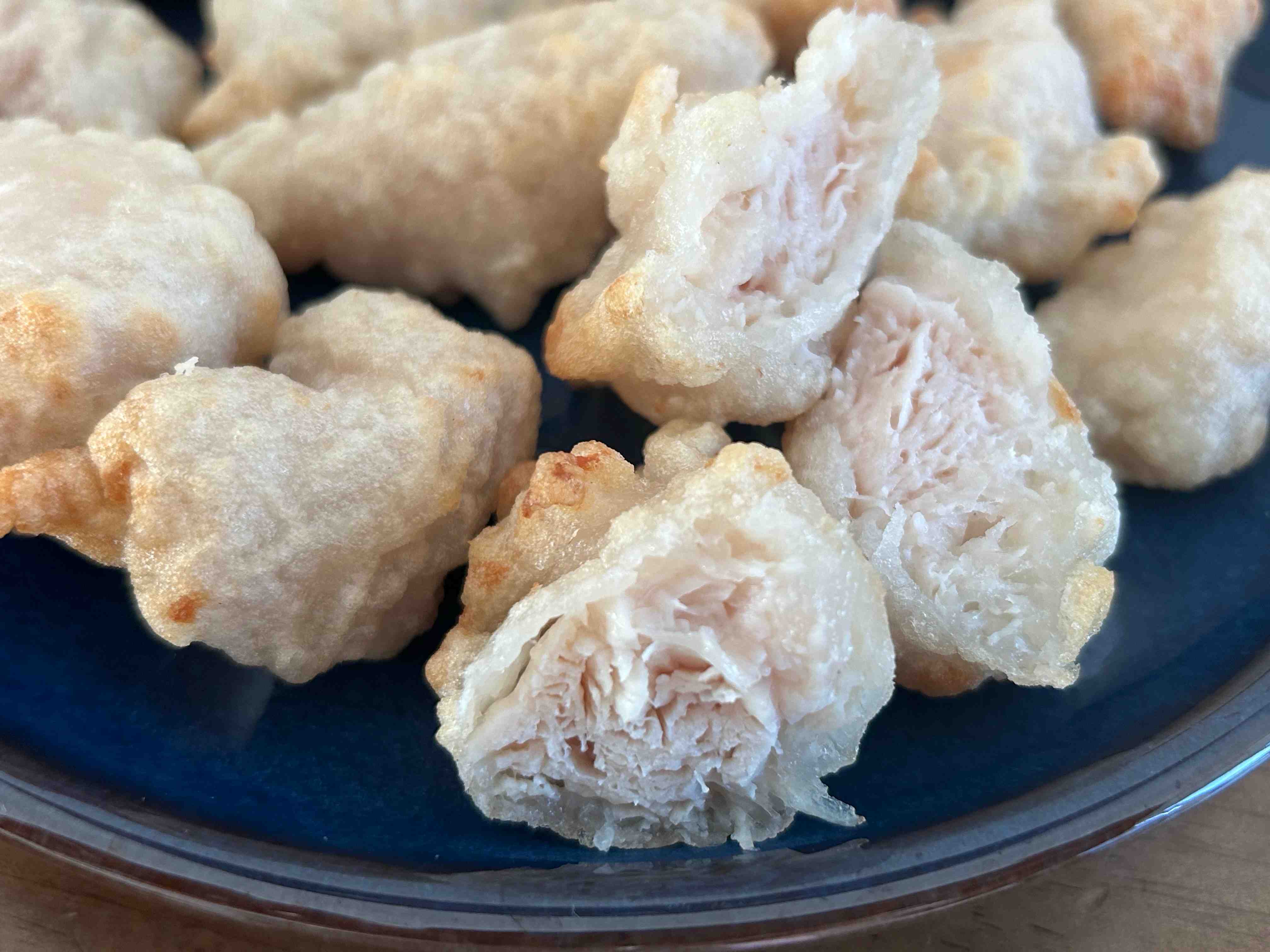 치킨 꿔바로우 단면