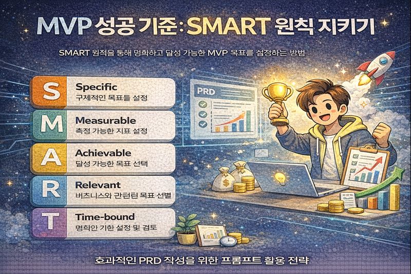 MVP 성공을 위한 SMART 원칙 적용법 관련 이미지