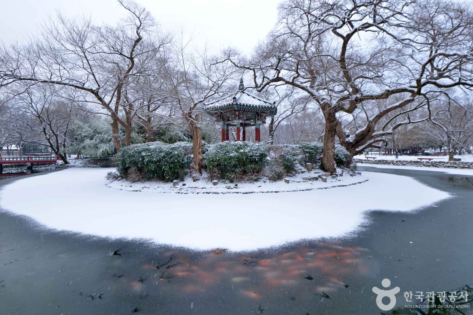 남원-광한루원-설경