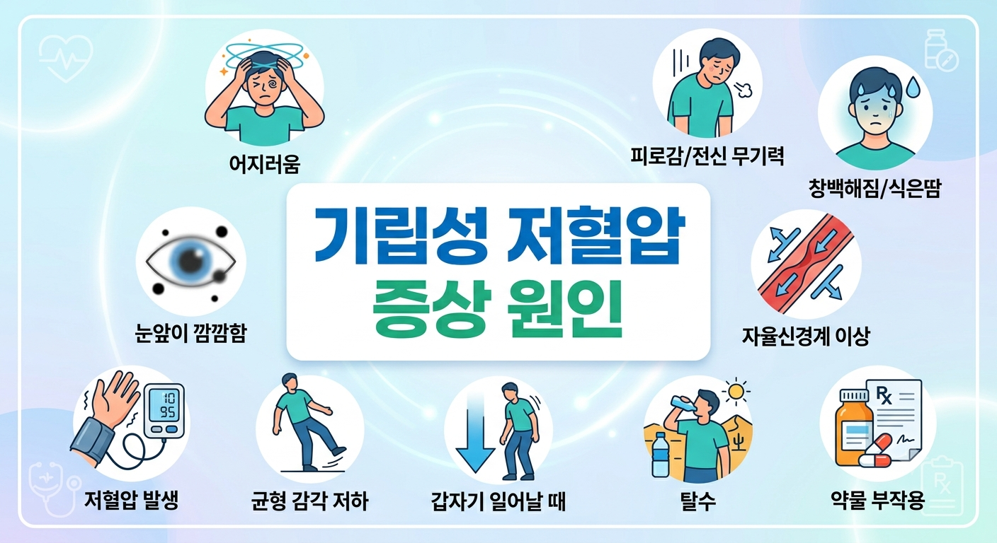 기립성 저혈압 증상 원인