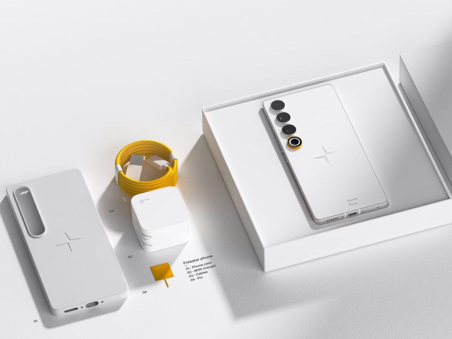 폴스타와 메이즈가 공동으로 디자인한 폴스타 폰