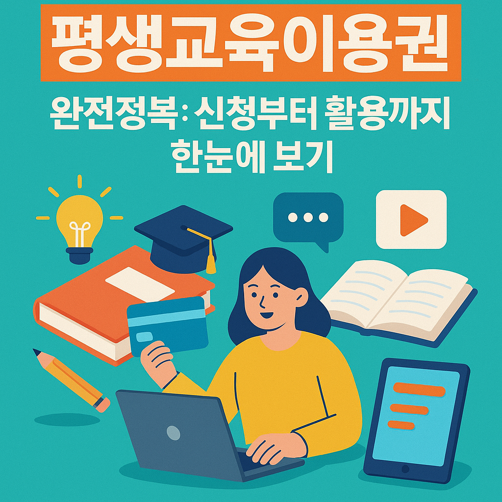 평생교육이용권 완전정복: 신청부터 활용까지 한눈에 보기