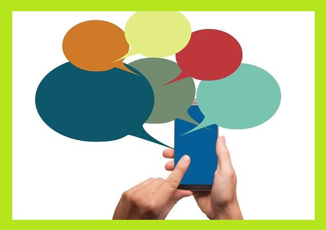 휴대폰-채팅-말풍선-일러스트