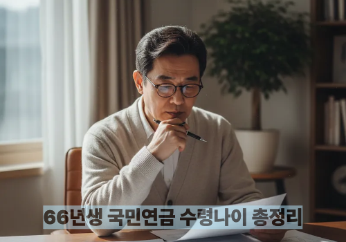 66년생 국민연금 수령나이 총정리