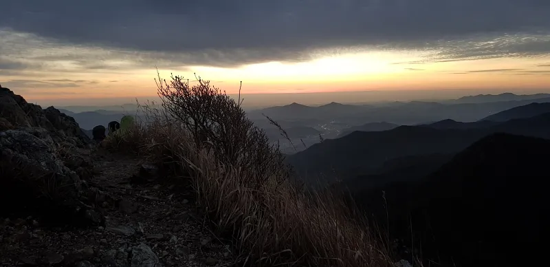 울산 가지산 일출 산행